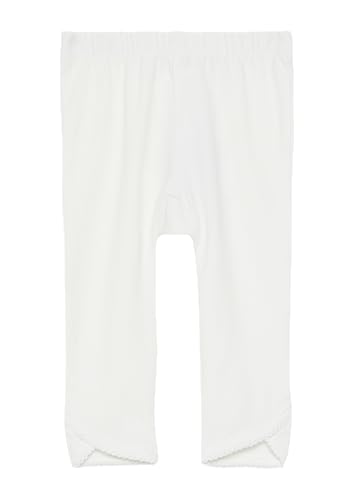 s.Oliver Jersey-Leggings aus Baumwollstretch weiß 74