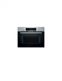 Bosch CMA585GS0 Serie 6 Einbau-Mikrowelle mit Heißluftfunktion, 45 x 60 cm, 900 W, AutoPilot 15 15 Automatikprogramme, LCD-Touchdisplay, LED-Beleuchtung gleichmäßige Ausleuchtung, Versenkknebel