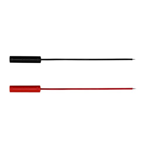 BERNSTEIN Prüfspitze Klinge 1 Mm Paar | Rot, Schwarz | Anschluss für 4mm Buchse | Messkategorie CAT I Bemessungsspannung 30 V/AC und 60 V/DC | Bis auf die Spitze vollständig isoliert