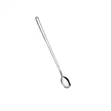 CLENEA 1 stücke Haushalt Edelstahl Erweiterte Langes Griff Teelöffel Kaffee Rühren Löffel Milchshake Kaltes Getränk Löffel(3 * 23.5cm)