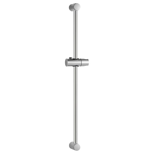 OFFO Duschstange Brausestange 100cm,Wandmontierte Duschstange,Verstellbarer Abstand 64 bis 93cm, Mit Handbrausenhalterung, Ersatz für Dusche,Chrom