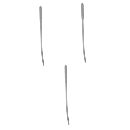 SOLUSTRE 3st Uterusdilatator Zervikaler Spreizstab Aus Metall Gebärmutter-expander Zervikaler Spreizstab Aus Edelstahl Stock Zervikaler Expansionsstab Bar Silver Edelstahl 316