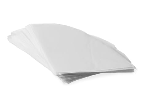 HENDI Fettfilter, zum Filtern von Frittieröl und -fett, 50 Stück, Ölfilter, Kegelfilter, Fritteuse, Frittierfilter, 254 x 254 mm, Rayon (synthetische Seide)