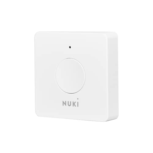 Nuki Opener, elektronisches Türschloss für Mehrfamilienhäuser, steuert den Türöffner der Gegensprechanlage mit dem Smartphone, elektrischer Türöffner, Nuki WLAN Bridge erforderlich, Nuki Smart Home