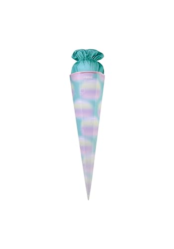 ergobag Schultüte mit Kordelzug für Jungen und Mädchen zur Einschulung ZauBärwelt - Rosa