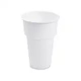 SWS 1250 Trinkbecher 200/250 ml Ø78mm weiß Glühweinbecher, Wintermarktbecher aus XPP