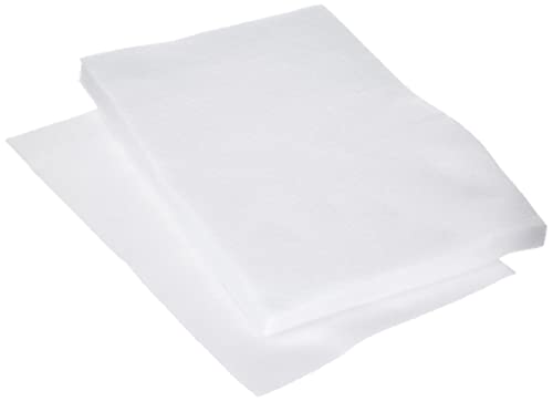 folia 520400 - Bastelfilz, mit feiner Wollqualität, 10 Blatt, 150 g/qm, 20 x 30 cm, weiß, klebefleckenfreie Verarbeitung - ideal für vielfältige Bastelarbeiten