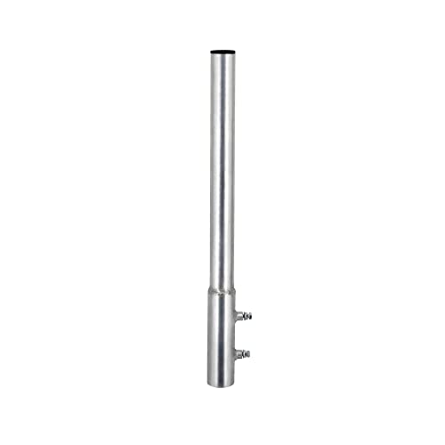 PremiumX Mastverlängerung 70cm Ø 50mm Aluminium Mastaufsatz Antennenmast-Verlängerung Halterung für Satelliten-Schüssel