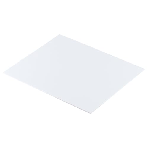 UpGBRF ABS Kunststoffplatte Platte Kunststoff Weiß Geeignet Für Wohnaccessoires, 25cm X 25cm,Thickness:1mm