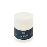 Spaas Rustikale Stumpenkerze 80/110 mm 65St. - weiß