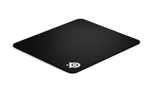SteelSeries QcK Heavy - Gaming-Mauspad - Stoff - Gummiunterseite - Schwarz (450mm x 400mm x 6mm)