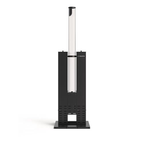 CREATE FIRE TUBE HEATER/Pelletofen für den Außenbereich, rauchfrei, 8,2 kW, rauchfrei, widerstandsfähige Materialien, Kapazität 3,6 kg Pellets, Abdeckung bis zu 9 m², Verbrauch bis zu zweieinhalb