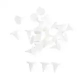 Lurrose 25 Stück Keramik Stütznägel Töpferöfen Für Zu Hause Töpfernägel Für Töpferei Mini Töpferofen Keramikofen Feuerfeste Stütznägel Hoher Töpferofen Aluminiumoxid Weiß