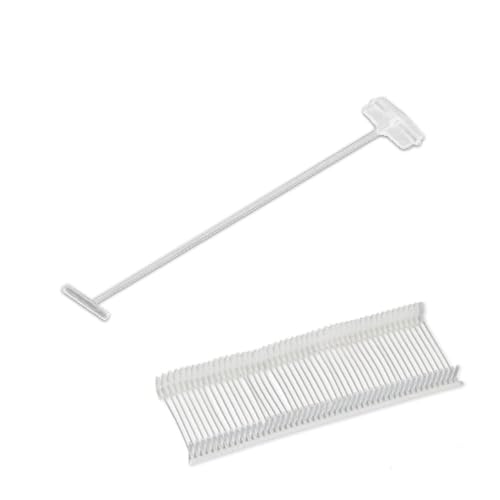 5000PCS Länge 50mm Etikettierpistole Heftfäden, Tags for Tagging Weiße Fäden Paddelfäden Für Etikettierpistole Fadenpistole Anhänger Schilder Etikettierung Von Kleidung Und Textil Karton Etiketten