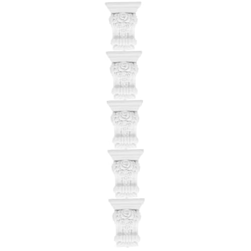 Hemobllo 5St Vintage Konsolen bürodeko büro dekoration hochzeitsdeko home decor whitn Europäische Konsolen Dekor für zu Hause Konsolen zur Dekoration Konsolen für die Ecke Polyurethan