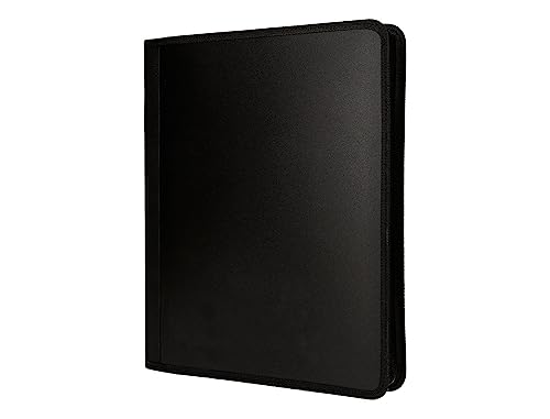 Liderpapel Ringbuch mit 4 Ringen, 25 mm, Polypropylen, Reißverschluss, 4 Innentaschen mit farbigem Rand