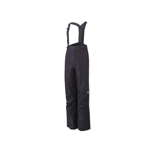 Crivit Kinder & Jugendliche Ski Hose Skihose, Boys, wasserabweisendes Obermaterial (146/152, Dark Black)