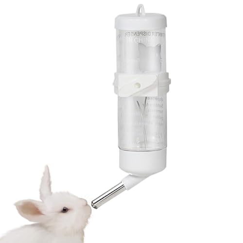 Kustimantu Tierwasserspender, Haustierwasserflasche für Käfig | Mehrzweckwasserflasche für Käfig,Fütterungszubehör, Tierwasserer für Eichhörnchen, Igel, Chinchilla