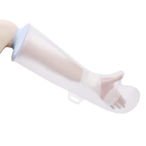 Fasola Duschschutz Voller Arm, Gipsschutz Wasserdicht Arm für Dusche, Wiederverwendbarer Gipsarm Duschen Schutzhülle, Wundpflegezubehör