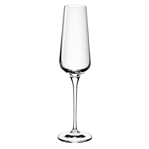 Gerlach 1760 Sektgläser 6 Stück 200 ml Champagnergläser Sektkelche Glas Sektglas Weingläser Spülmaschinenfest Modern