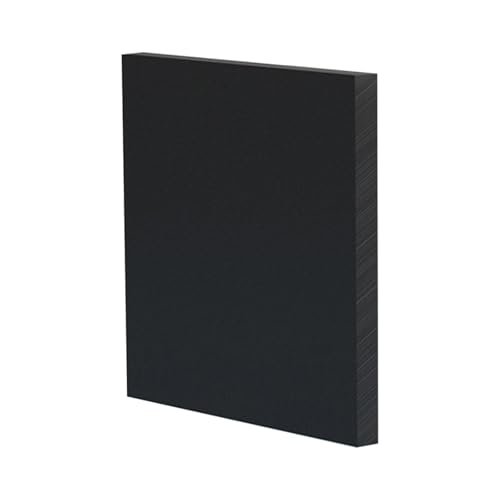 UpGBRF ABS Kunststoffplatte Platte Kunststoff Schwarz Geeignet Für Industrielle Gebäudemodelle, Verschiedene Größen,100mm x 100mm,Thickness:30mm