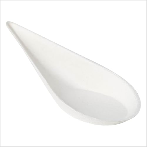MAXI PRODUCTS Catering-Löffel, 50 Stück, Tränenlöffel, 10 x 4 cm, Zuckerlöffel, Spezial-Löffel, Catering, Events, Deckel, Verkostung, Food Trucks - CATERING