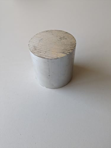 Generisch Aluminium Rundstab EN AW-6082 AlMgSi1, 70mm Durchmesser, 70mm Länge, Natur, 0.8kg, Rund, Stab, 120 Stück