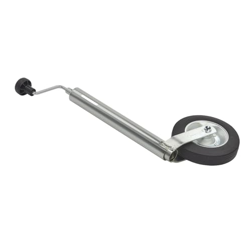 Stützrad Ø 48 mm, Ø 200 x 50 mm, BÜNTE Universal Bugrad für Anhänger Wohnwagen