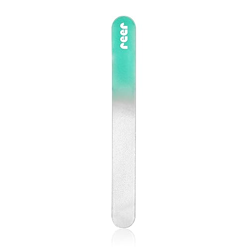 Reer PremiumCare Baby Glas-Nagelfeile, Made in EU, weiß, 81043