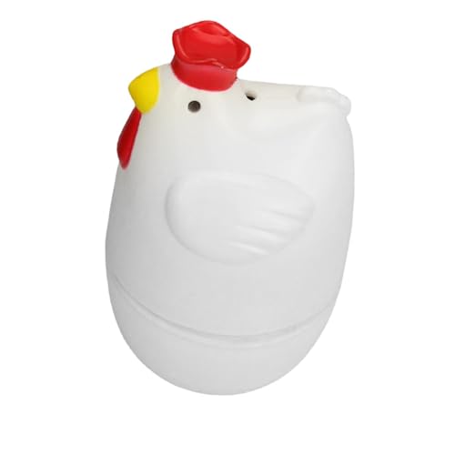 3 Stück Mikrowellen-eierkocher Huhn - 6,8 X 7 X 11,5 Cm Mikrowellen Eierkocher Für 1 Ei, Mikrowellen-Einzeleier-Pochierer, Eierkocher Für Die Mikrowelle, Kapazität Für Ein Einzelnes Ei,