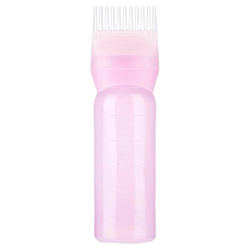 Generisch Haaröl Applikator - 1/3 Stück Hair Oil Applicator Bottle Mit Abgestufter Skala | Wurzelkamm-Applikatorflasche Haarfärbebürste Applikator Flasche Haare Für Hair Oiling Haar Colorationen