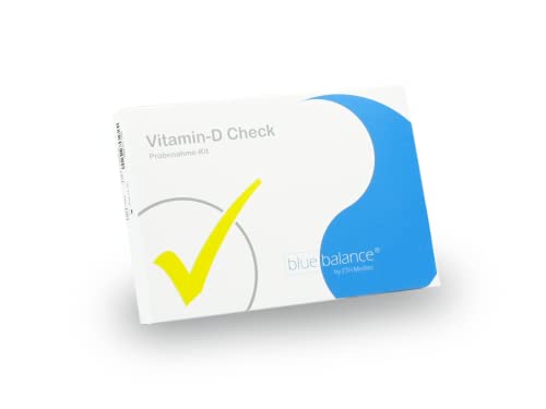 blue balance® - Vitamin D Test | Probenahme-Kit | Selbsttest für Zuhause | Gesundheitstest | mit Laboranalyse