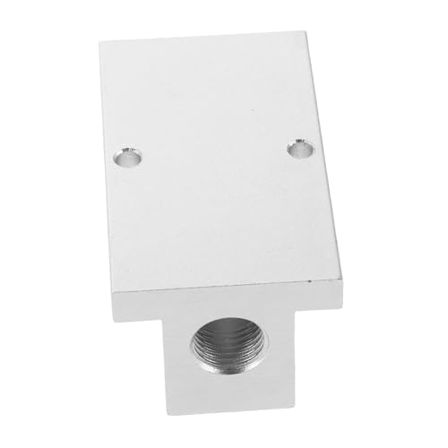 ABOOFAN Luftverteilerblock Gasverteiler Gasverteiler Luftstromverzweigung Luftverteilerblock Luftverteiler Pneumatischer Strömungsteiler Mehrkanalverzweigung Aluminiumlegierung