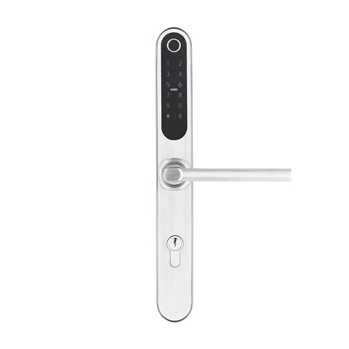 BOT Elektronisches Türschloss, SMART Lock Doorknob,92 mm TTlock, Bluetooth, Smart–Schloss mit Fingerabdruckleser