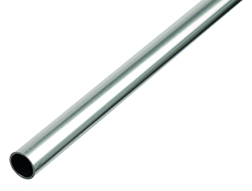 Alberts 472573 Rundrohr | Aluminium, natur | 1000 x 15 x 1 mm
