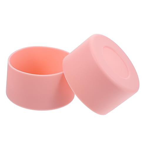 Toyvian 2 Stk Anti-flaschen-stiefel Universeller Flaschenschutz Gummiboden Des Bechers Silikon-flaschenhülle Cup-unterseite Cup-unterteil Lebensmittelqualität Kieselgel Untere Abdeckung