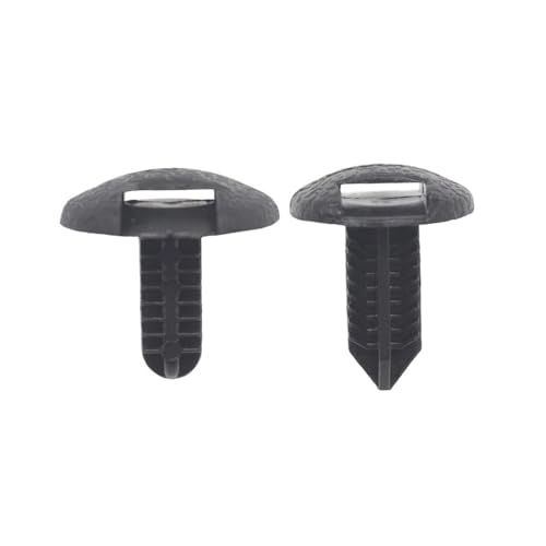 APVMFMKLTG 50 Stücke Auto nach stamm 5mm 6mm Durchmesser Loch Innenverkleidung Schwarz Kunststoff Niet(5mm 6mm Mix 50Pcs)