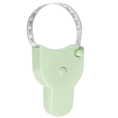Körpermaßband, Suiyeejan Maßband Körpermaßband 150 cm Maßband, einziehbares Maßband zur Körpermessung und Gewichtsabnahme, Genaues Körpermaßband für Fitness, Schneider, Nähen (Grün, 1 Stück)