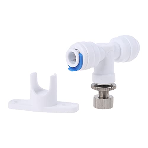 Riiichflowshop Kompakter 1/4-Zoll-Schlauch RO-Wasserdurchflusseinstellung für Regler Wasserdurchflussregelung für Anschlussstück Wassergeschwindigkeitsregler Kunststoff
