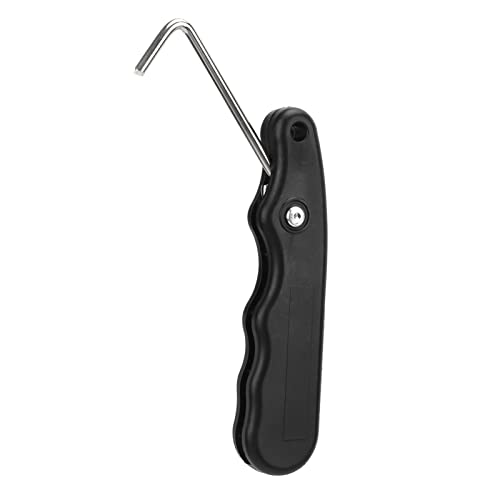 Joyzan Skate Spitzenspanner, Schlittschuh Spitzenspanner Sportdraht Schnürspanner Falten Schlittschuhe Spitze Abzieher Werkzeug Eishockey Eislaufschuh Straffer Tragbarer Haken Schwarz Sport Klapp