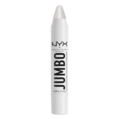 NYX Professional Makeup Schimmernder Highlighter Stift für das Gesicht, Für individuelle Looks und intensive Farbe, Highlighter Pen mit pflegenden Ölen, Farbe: Vanilla Ice Cream, 1 Stück