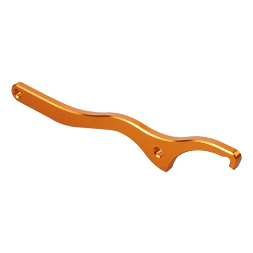 NICECNC Orange Shock Spanner Wrench WP Tool Compatible with 125-450 SX/SXF/XC/XCF 2016-2022,125-500 All Enduro Models 2017-2022,Compatible with Husqvarna 125-501 TE/FE/TC/FC/TX/FX 2017-2022