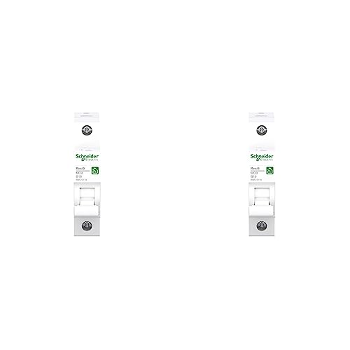 Schneider Electric Leitungsschutzschalter RESI9 1P 16A B 6KA, R9F23116 (Packung mit 2)