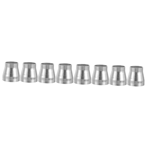 Hemobllo 8 Reduzierstück Stainless Steel sossiere Rohrverbinder Stangenhalterung Schlauchhalter Reisemobilzubehör für drinnen Rohradapter runder Stab