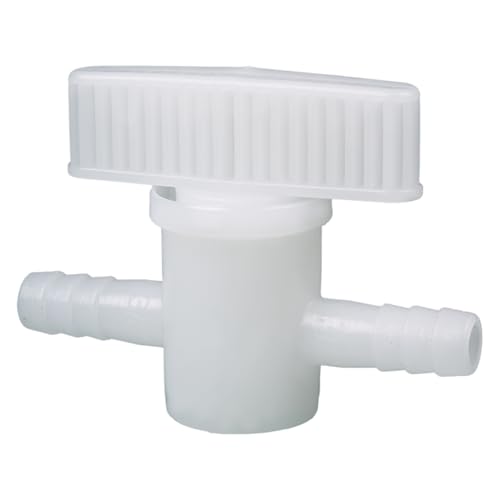 Bürkle HDPE Schlauchhahn, 12-15mm Durchmesser, 97mm Länge, 9mm Nennweite