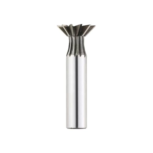 HSS-Schaftfräser mit geradem Schaft, 10~60 mm, CNC-Fräser 45 55 60 Grad, Schwalbenschwanzfräser mit guter roter Härte, 1 Stück(14mm x 55)