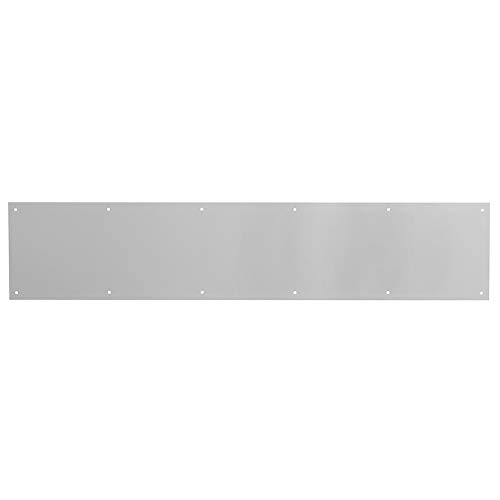 Prime-Line MP4837 Tür-Trittplatte, 15,2 x 86,4 cm, Nickel satiniert, 1 Stück