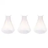Remingtape 3X 500 Ml Klare Kunststoff Laborchemikalie Erlenmeyerkolben Vorratsflasche
