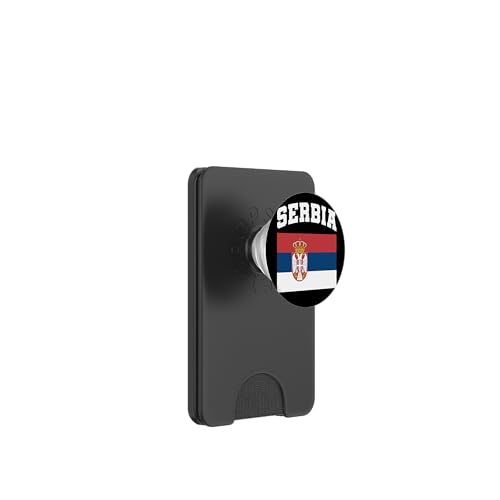 Serbien Flagge Serbisches Erbe Kultur Serbische Diaspora Serbien PopSockets PopWallet für MagSafe