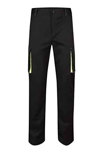 Velilla 103008S - Hose (Größe 40) Farbe schwarz und gelb fluoreszierend